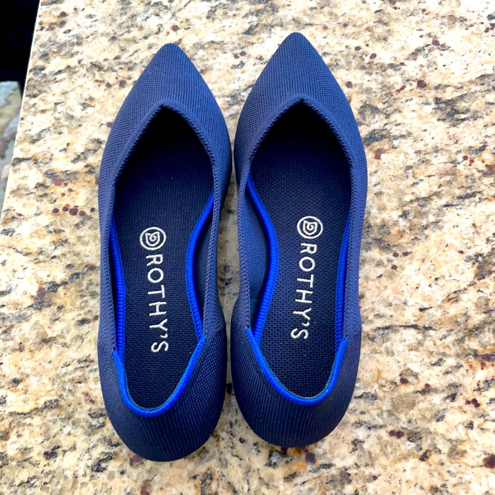Navy Blue The Point Rothy’s - never been worn - Picture 2 of 3